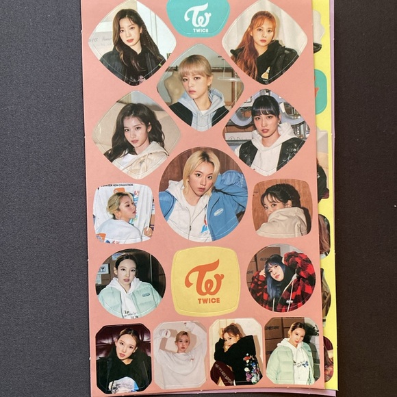 NWOT 8 Variety Twice KPop Sticker Sheets - Picture 4 of 9